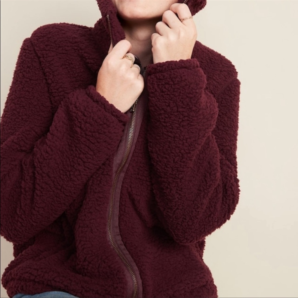 Cozy Sherpa Zip-front Jacket 3x - Picture 2 of 13